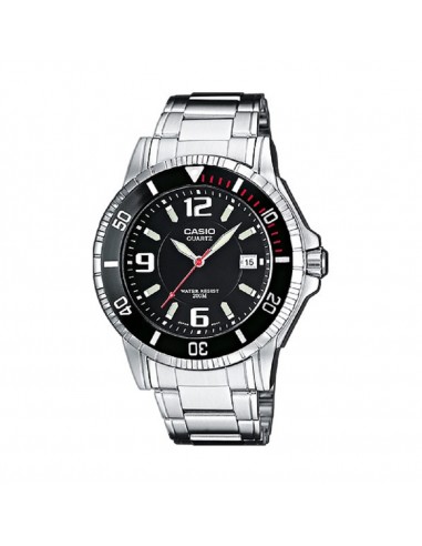 Casio Men's Steel Time-Only Watch...