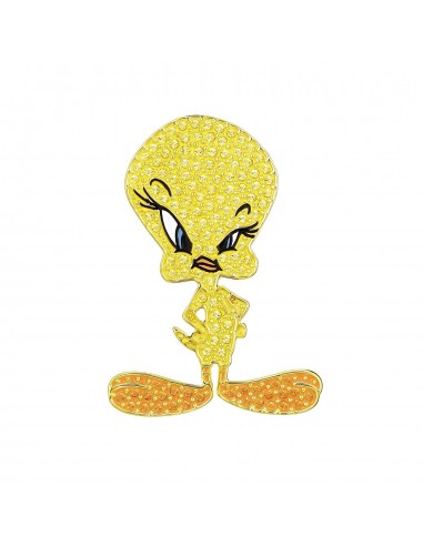 Looney Tunes brooch with 5487641 gold plated swarovski jewelery