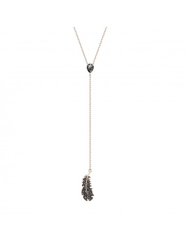 Naughty jewelry swarovski rose gold plated necklace 5495299