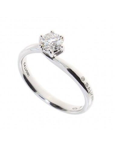 Salvini Lavinia anello solitario in oro bianco con diamante 20076830