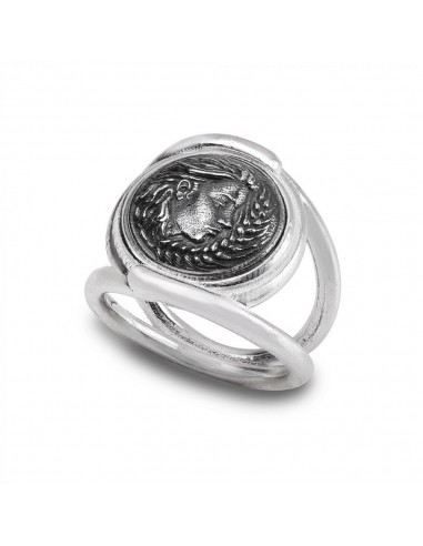 Gerardo Sacco Vergine ring in silver new zodiac line 30006