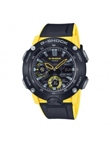 Casio G-SHOCK multifunction watch in resin and carbon GA-2000-1A9ER