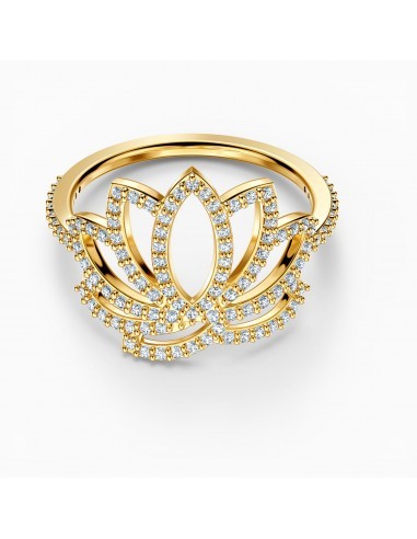 Swarovski Symbolic Lotus gold-plated ring