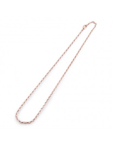 Gerardo Sacco Long necklace in rosy silver 70057R