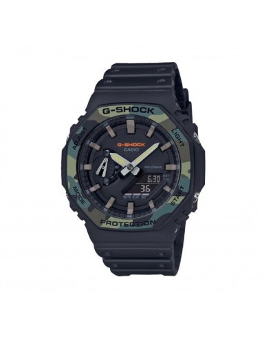 Casio G-SHOCK multifunction watch in resin and carbon GA-2100SU-1AER