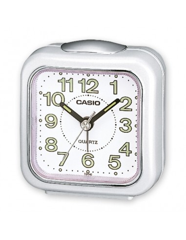 Casio Alarm clock in white plastic TQ-142-7EF