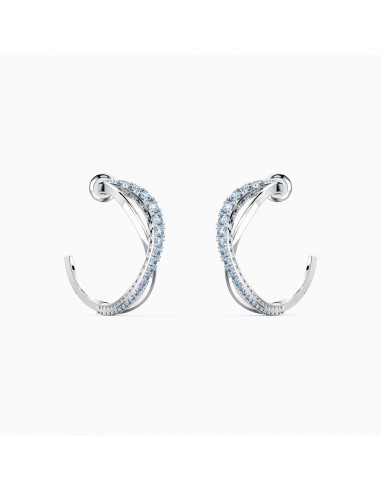 Swarovski rhodium plated Twist women's earrings 5582807
