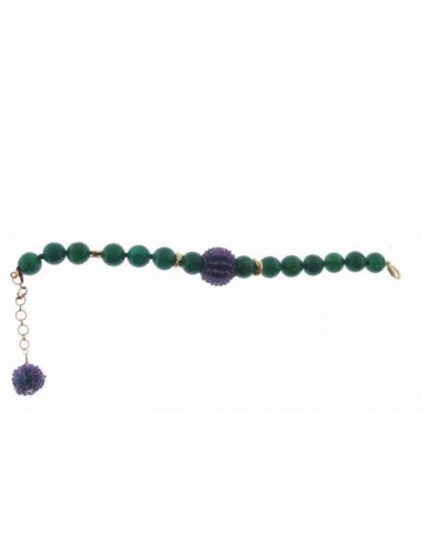 Rajola SIPARIO women's bracelet in amethyst agate and gold 56-575-18