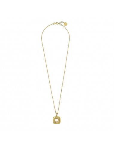 Aquaforte square wave necklace in silver gold plated H4184603