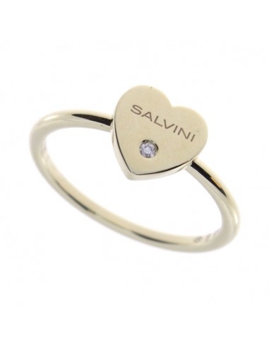 Salvini I Segni Yellow gold heart ring with diamond 20089315