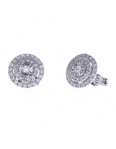 Bliss Sole Women's earrings in white gold and diamonds 20088257