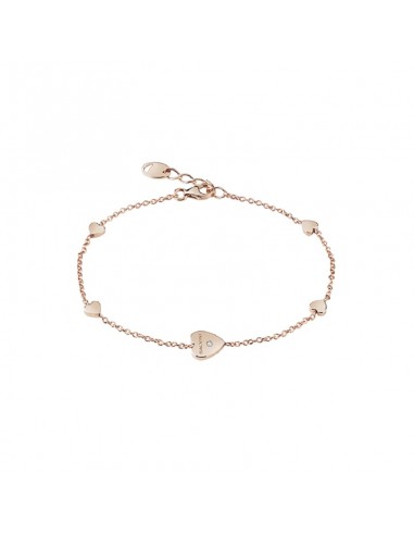 Salvini I Segni Bracelet with hearts in rose gold and diamond 20087156