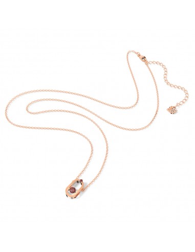 Swarovski women's necklace Sparkling Dance rose gold plated 5620550