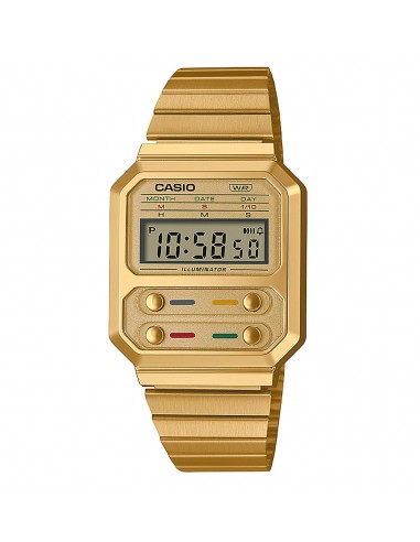 Casio Vintage multifunction digital watch A100WEG-9AEF