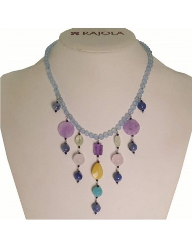 Rajola SALINA women's necklace with natural stones and silver 45-842-8