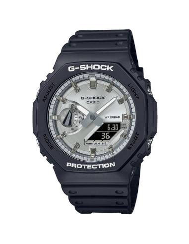 Casio G-SHOCK multifunction watch in resin and carbon GA-2100SB-1AER