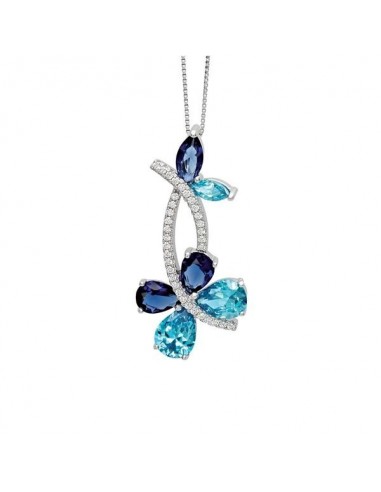 Bliss collana Beverly Hills Bliss collier con pendente in argento e zirconi 20073182