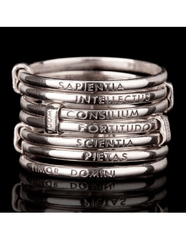 TUUM SETTEDONI Rhodium Silver Ring size 14 DONIL090C14