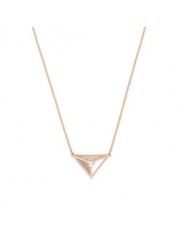 Swarovski collana Hillock Triangle placcato color oro rosa 5345297