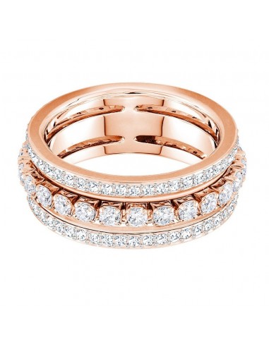 Further jewelery ring Swarovski rose gold plated size 55 5419854