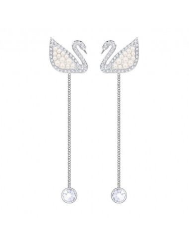 Earrings Iconic Swan Swarovski jewelry rhodium plating pendants 5429270