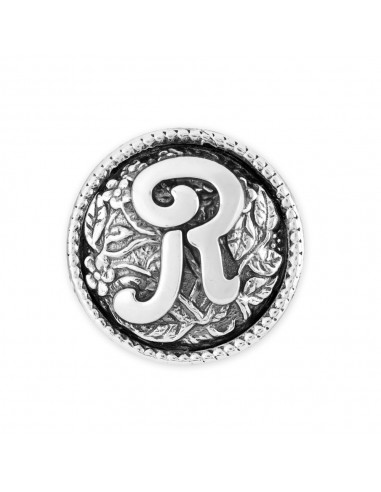 Chicca lettera R Twist gioielli Gerardo Sacco in argento 27838R